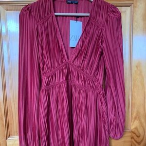Satin Zara dress size Small